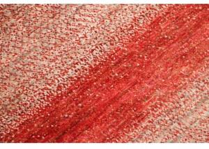 Tappeto Cromopura Geometrico Rosso Ruggine Beige 78x123 Cm