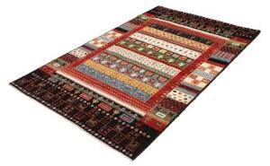 Tappeto Cromopura Geometrico Rosso Nero 119x186 Cm