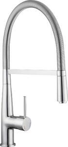 Miscelatore da cucina SCHÜTTE NEW YORK con spruzzo per stoviglie, rubinetto da cucina estraibile, miscelatore da cucina girevole a 360° cromo