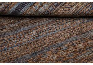 Tappeto Cromopura Geometrico Marrone Blu 122x181 Cm