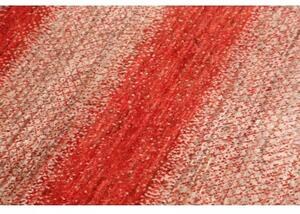 Tappeto Cromopura Geometrico Rosso Ruggine Beige 78x123 Cm