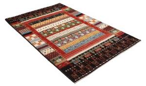 Tappeto Cromopura Geometrico Rosso Nero 119x186 Cm