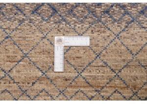 Tappeto Cromopura Geometrico Blu Beige Corsia 78x216 Cm