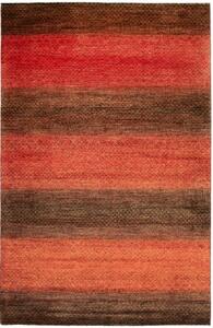 Tappeto Cromopura Geometrico Rosso Ruggine Marrone Scuro 194x310 Cm