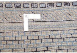 Tappeto Cromopura Geometrico Azzurro Beige 246x303 Cm