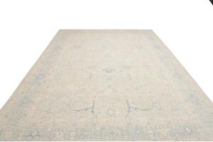 Tappeto Zigler Fine Floreale Avorio Grigio Azzurro 274x359 Cm