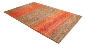 Tappeto Cromopura Geometrico Rosso Ruggine Marrone Tortora 197x295 Cm
