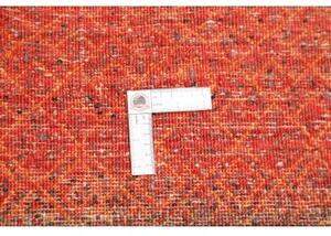 Tappeto Cromopura Geometrico Rosso Ruggine Marrone Scuro 194x310 Cm