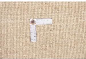 Tappeto Berbero Geometrico Beige Avorio Corsia 79x316 Cm
