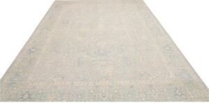 Tappeto Zigler Fine Floreale Avorio Azzurro 245x301 Cm