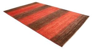 Tappeto Cromopura Geometrico Rosso Ruggine Marrone Scuro 194x310 Cm