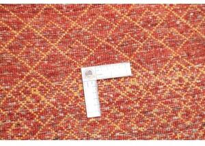 Tappeto Cromopura Geometrico Rosso Ruggine Marrone Tortora 197x295 Cm