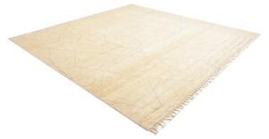 Tappeto Berbero Geometrico Beige Grigio 272x270 Cm