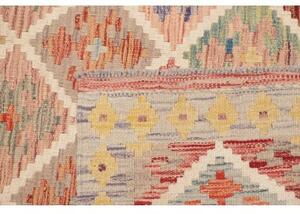Tappeto Kilim Geometrico Beige Multicolore 148x202 Cm