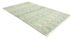 Tappeto Berbero Geometrico Verde Salvia Rosa Pallido 179x288 Cm