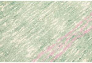 Tappeto Berbero Geometrico Verde Salvia Rosa Pallido 179x288 Cm