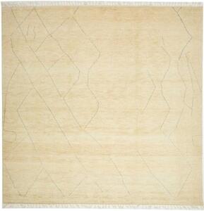 Tappeto Berbero Geometrico Beige Grigio 272x270 Cm