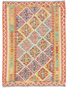 Tappeto Kilim Geometrico Multicolore 102x140 Cm