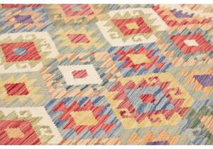 Tappeto Kilim Geometrico Multicolore 200x302 Cm