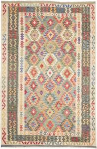 Tappeto Kilim Geometrico Multicolore 200x302 Cm