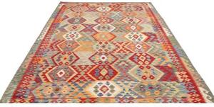 Tappeto Kilim Geometrico Multicolore 207x292 Cm