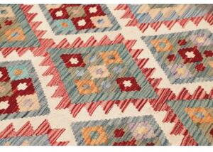 Tappeto Kilim Geometrico Grigio Multicolore 172x241 Cm