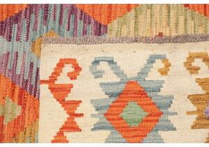 Tappeto Kilim Geometrico Multicolore Beige 178x243 Cm