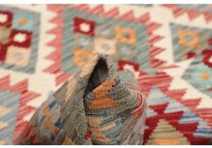 Tappeto Kilim Geometrico Grigio Multicolore 172x241 Cm