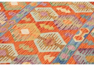 Tappeto Kilim Geometrico Multicolore Beige 178x243 Cm