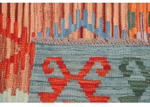 Tappeto Kilim Geometrico Azzurro Multicolore 104x148 Cm