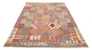 Tappeto Kilim Geometrico Multicolore 171x237 Cm
