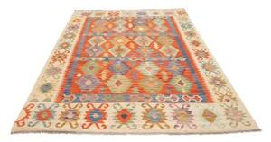 Tappeto Kilim Geometrico Multicolore Beige 178x243 Cm