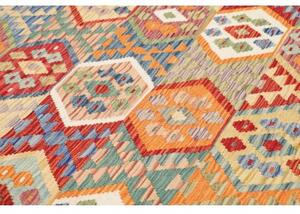 Tappeto Kilim Geometrico Multicolore 207x292 Cm