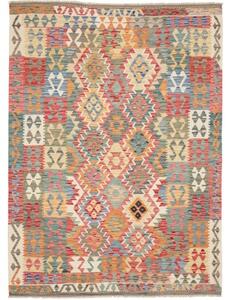 Tappeto Kilim Geometrico Multicolore 171x237 Cm