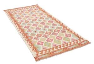 Tappeto Kilim Geometrico Beige Mattone 102x201 Cm