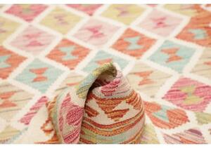 Tappeto Kilim Geometrico Beige Mattone 102x201 Cm