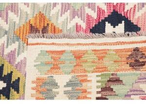 Tappeto Kilim Geometrico Multicolore 104x198 Cm