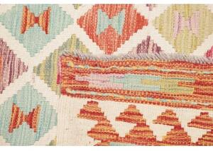 Tappeto Kilim Geometrico Beige Mattone 102x201 Cm