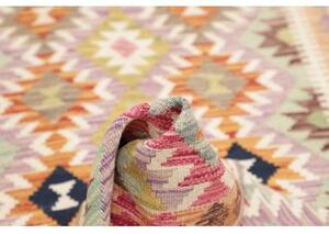 Tappeto Kilim Geometrico Multicolore 104x198 Cm