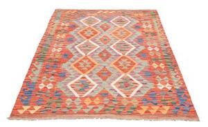 Tappeto Kilim Geometrico Ruggine Multicolore 126x176 Cm