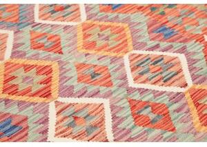 Tappeto Kilim Geometrico Ruggine Multicolore 126x176 Cm