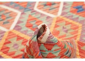 Tappeto Kilim Geometrico Ruggine Multicolore 126x176 Cm