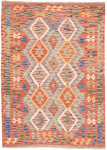 Tappeto Kilim Geometrico Ruggine Multicolore 126x176 Cm