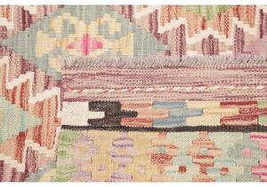 Tappeto Kilim Geometrico Beige Rosa 106x193 Cm