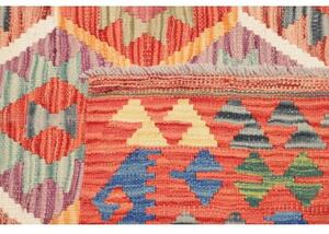 Tappeto Kilim Geometrico Ruggine Multicolore 126x176 Cm