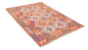 Tappeto Kilim Geometrico Ruggine Multicolore 126x176 Cm