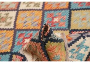 Tappeto Kilim Stilizzato Multicolore 131x191 Cm