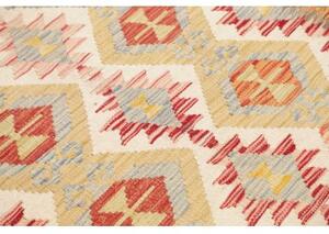 Tappeto Kilim Geometrico Avorio Multicolore 123x172 Cm