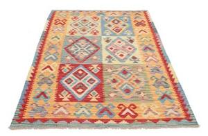 Tappeto Kilim Geometrico Multicolore 129x188 Cm