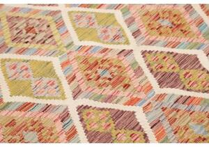 Tappeto Kilim Geometrico Multicolore 124x204 Cm